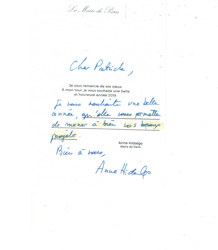 lettre du Premier Minsitre